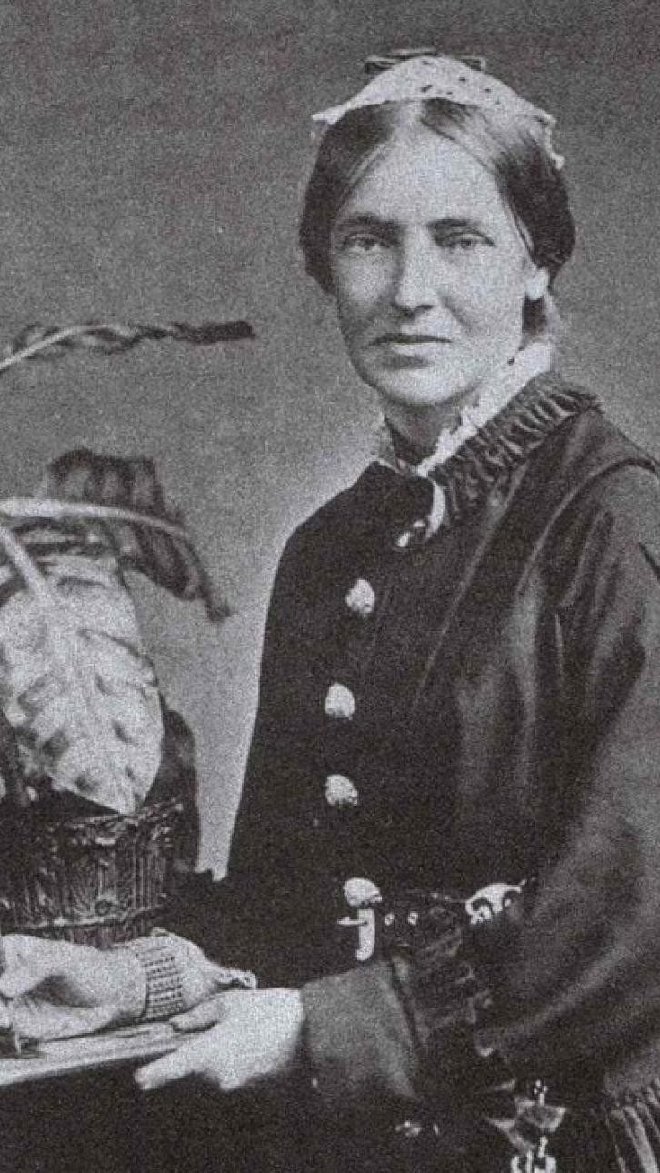 Portrait of the artist, Marianne North